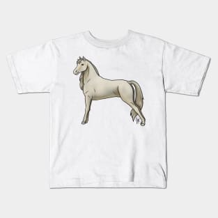 Horse - Morgan - Creme Kids T-Shirt